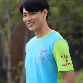 Z3002 純素Papas英雄中性短袖T恤